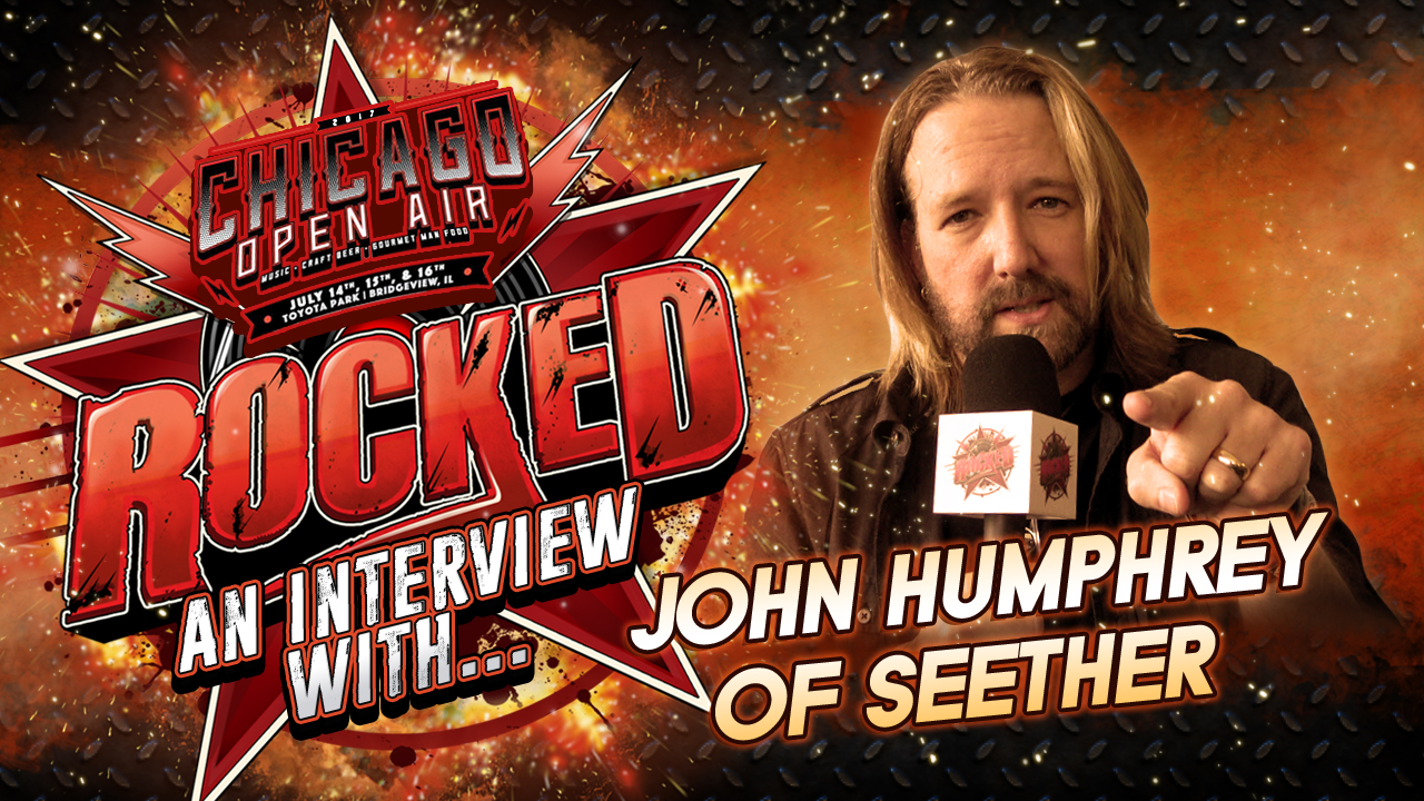 Interview with John Humphrey of SEETHER at Chicago Open Air 2017 - Rocked