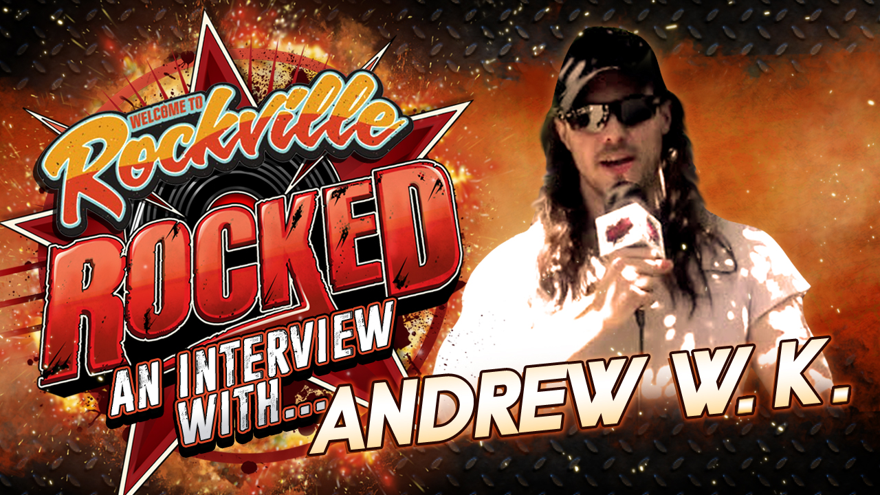 Interview with ANDREW W. K. at Welcome To Rockville 2018