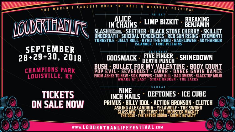 Louder Than Life Announces Daily Music Schedule And New Mobile App