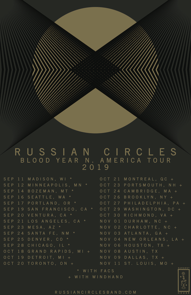 Russian Circle 2019 Tour Dates