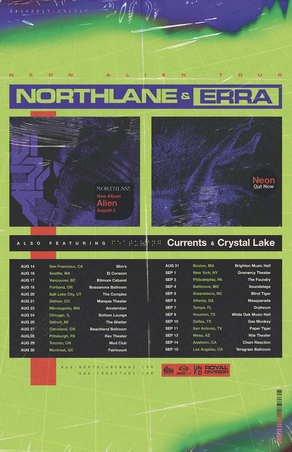 Northlane Tour Dates