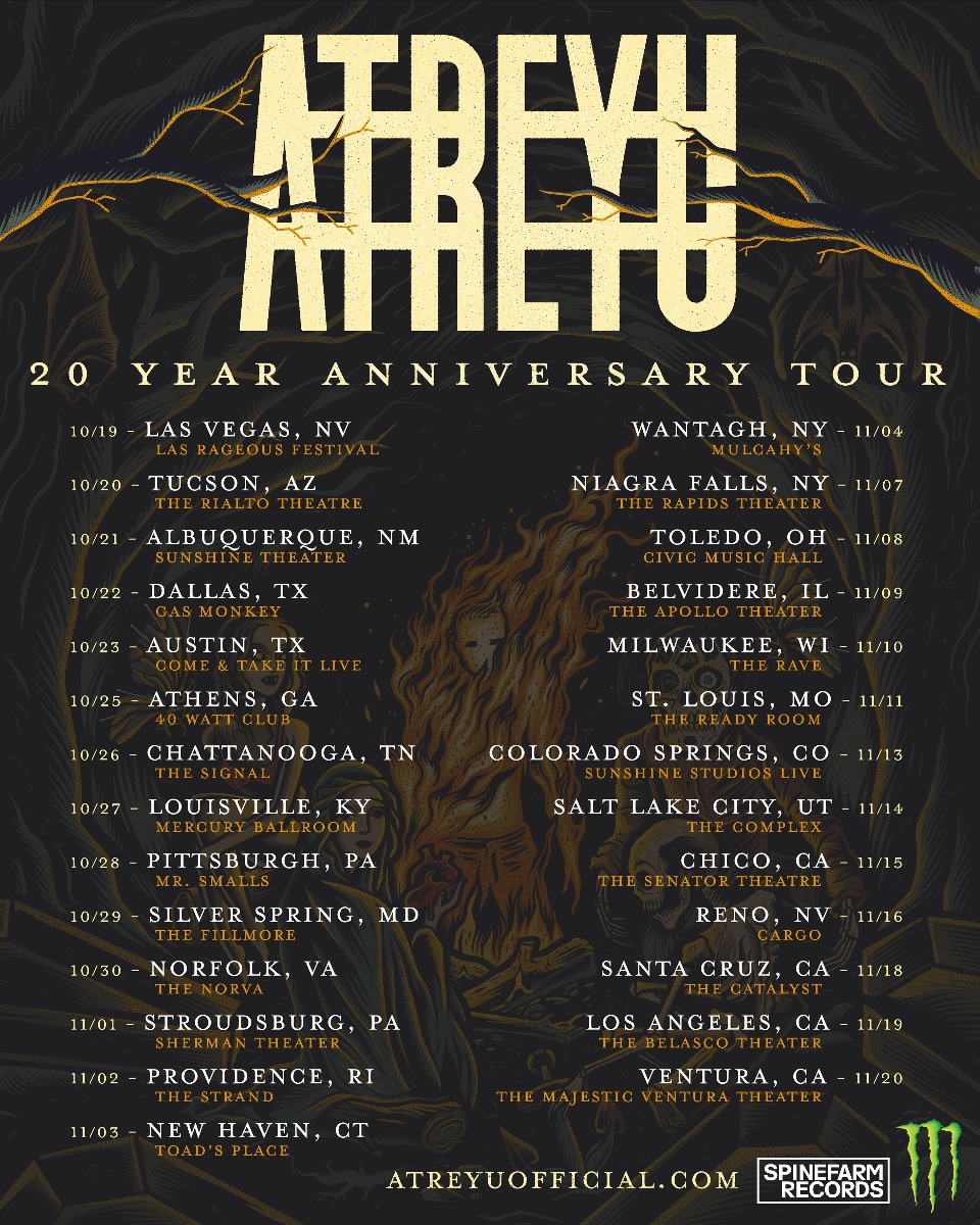 Atreyu 20th Anniversary Tour