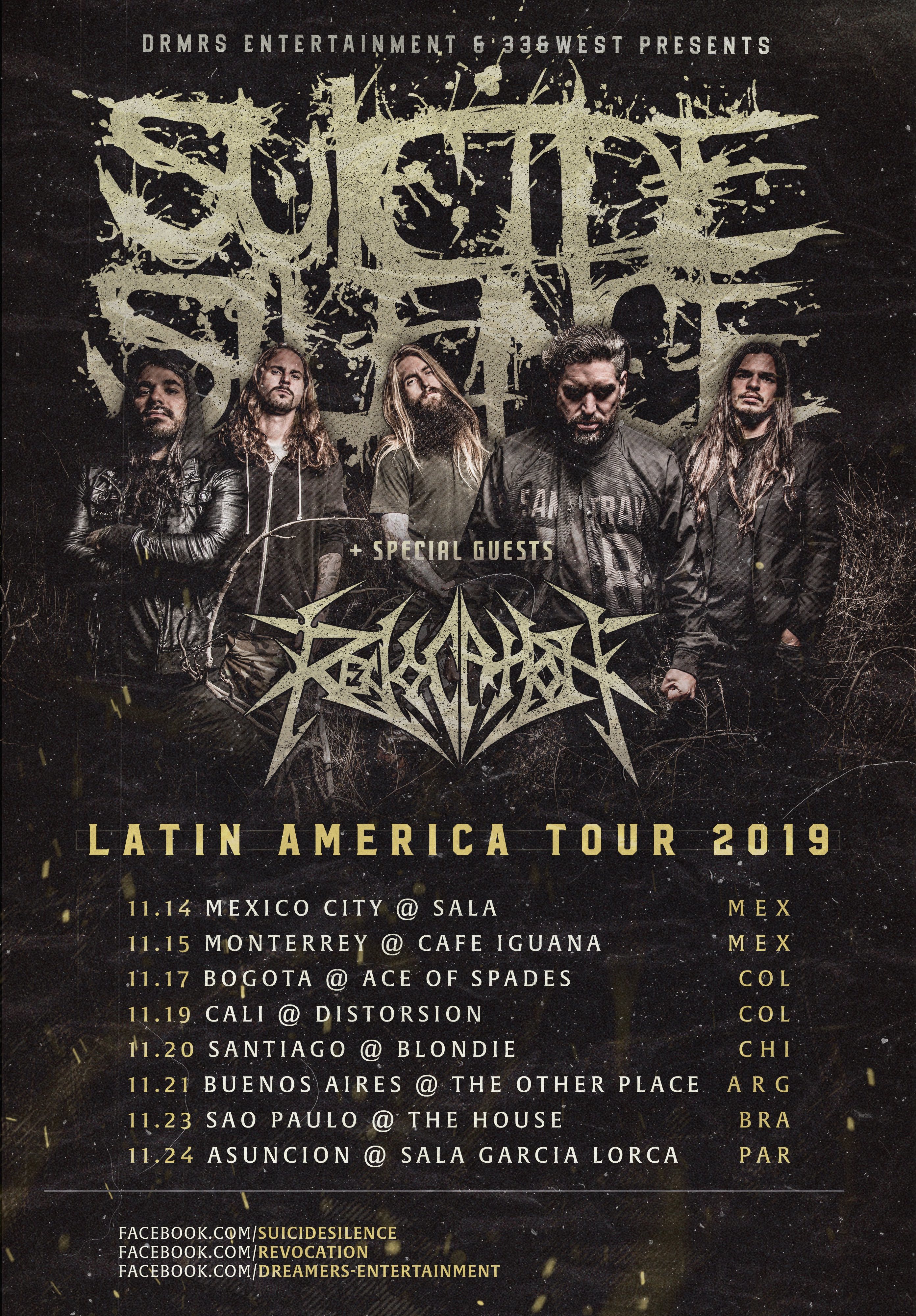 Suicide Silence 2019 Tour Dates