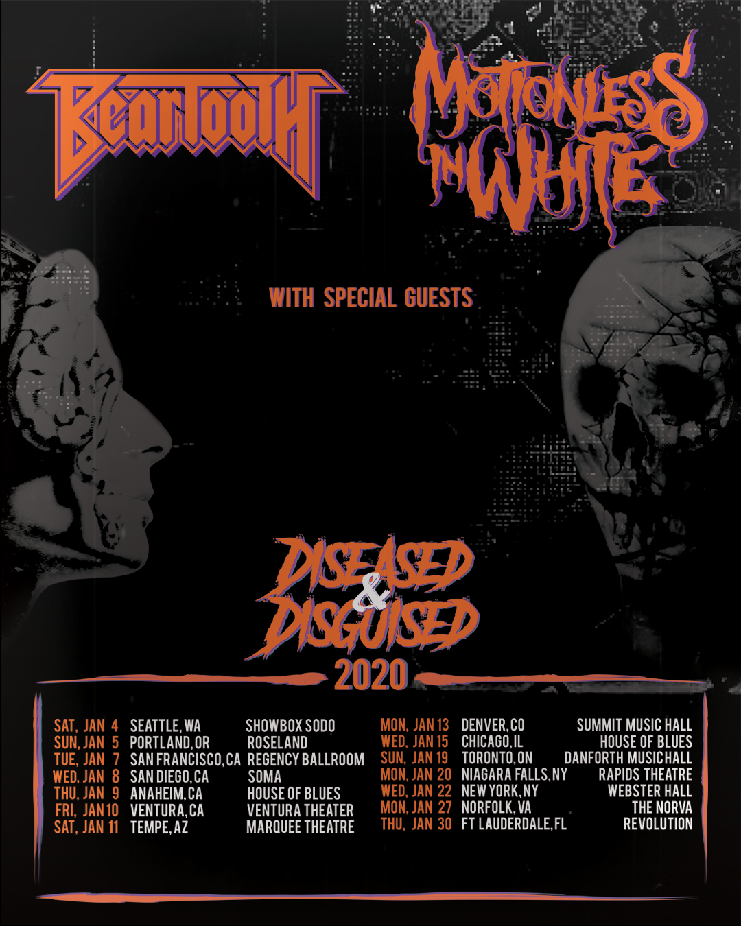 Motionless In White and Beartooth Tour Dates