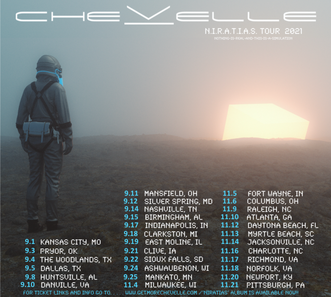Chevelle Announce Fall 2021 Tour Dates Rocked
