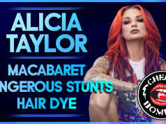 Alicia Taylor of CHERRY BOMBS Talks Knotfest, Wild Stunts, New Hair Dye Line, More Alicia Taylor