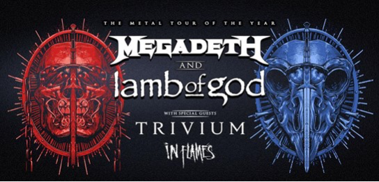 Lamb of God Megadeth Tour