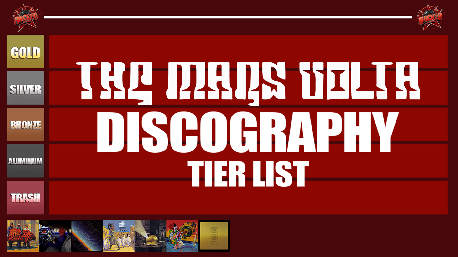 The Mars Volta DIscography Tier List