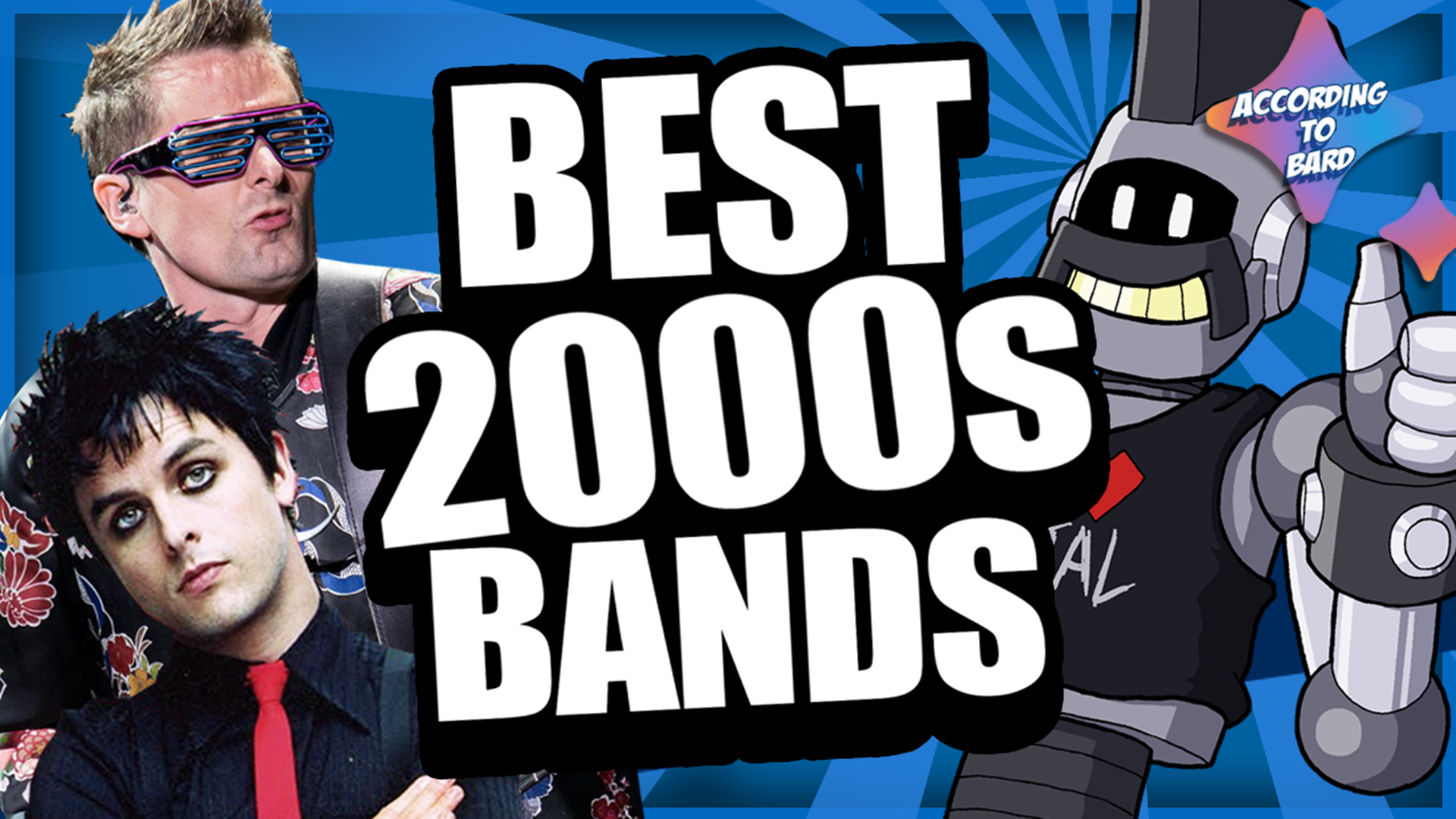 Top 10 BEST 2000s Rock Bands (from Google Bard)