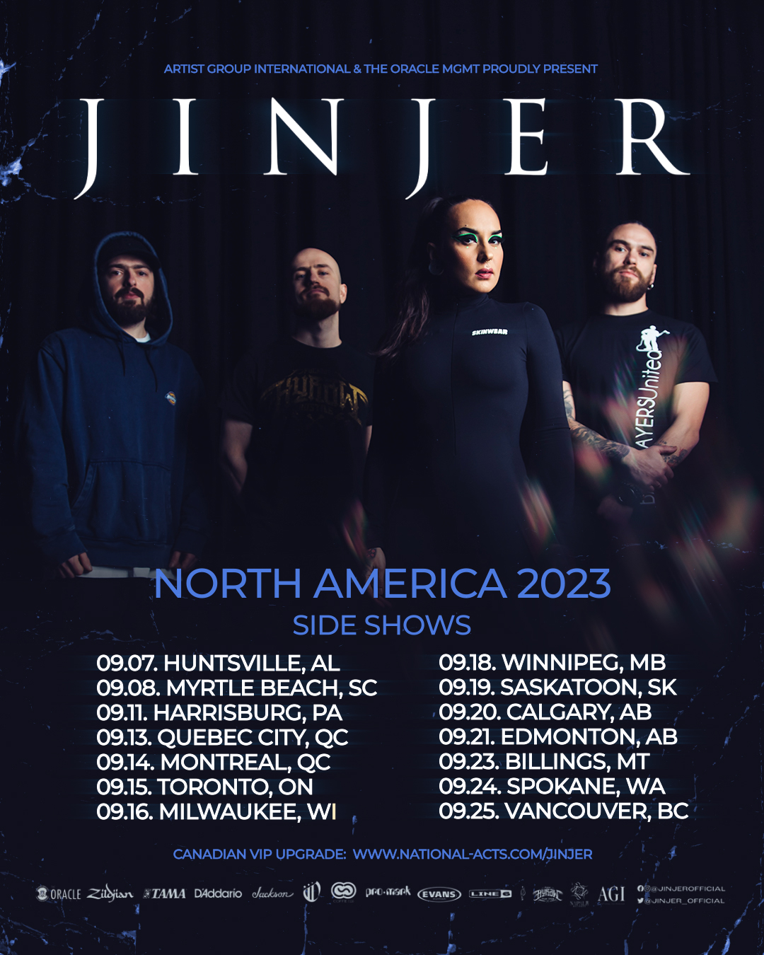 jinjer canada tour