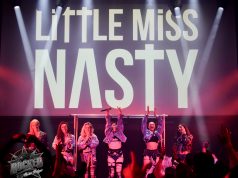 Little Miss Nasty bring Rock-n-Roll Burlesque to House of Yes in Brooklyn, NY on June 11, 2023.