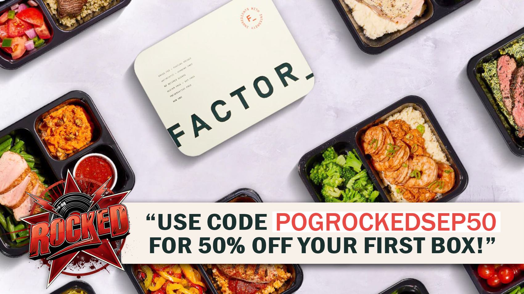 Thanks to Factor75 for sponsoring today's video. Go to https://strms.net/factor75_rockednet2882 and use code POGROCKEDSEP50 for 50% off your first box! 
