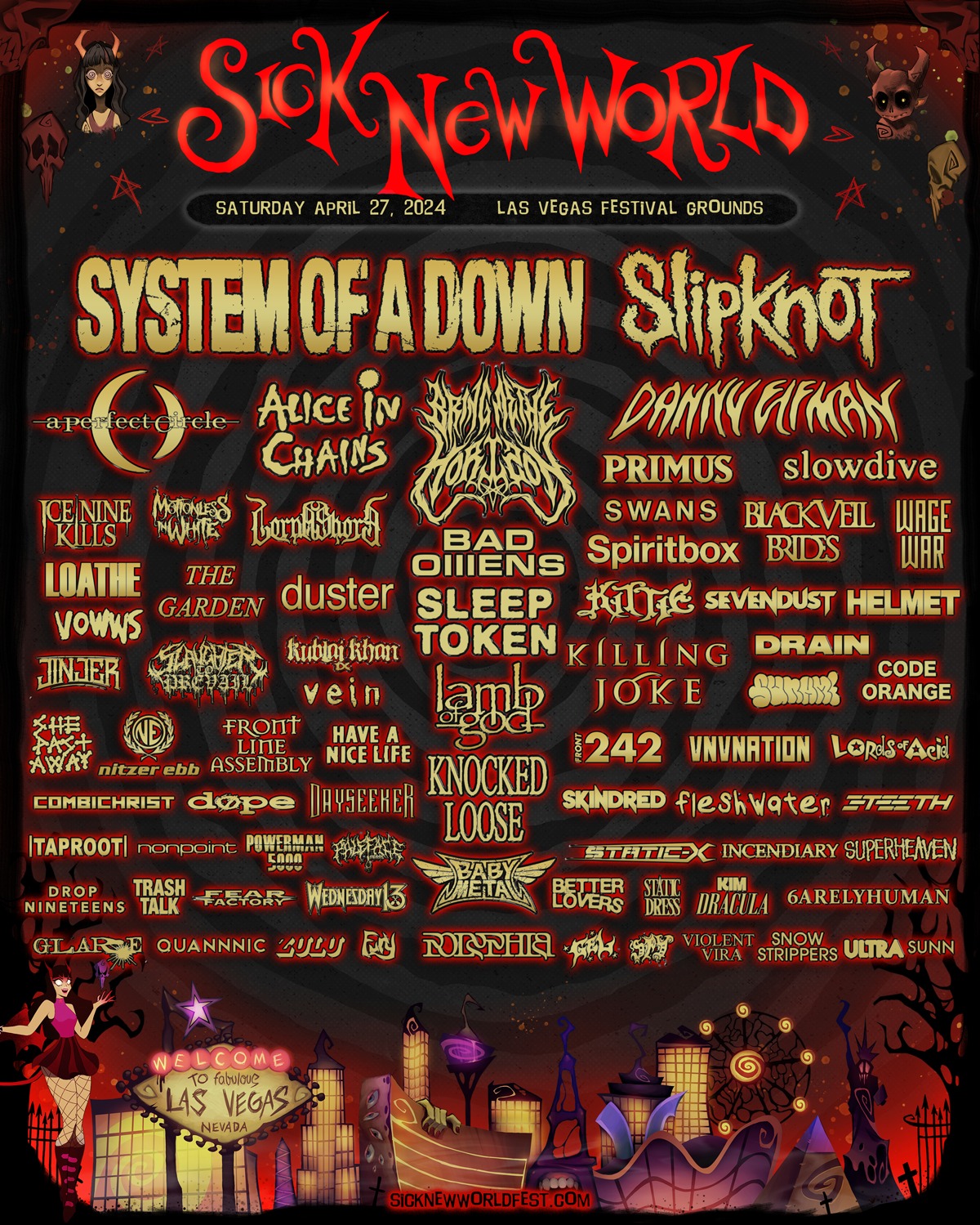 Sick New World 2024 Lineup