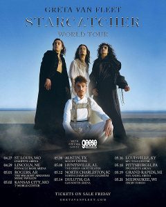 Greta Van Fleet Starcatcher 2024 Tour