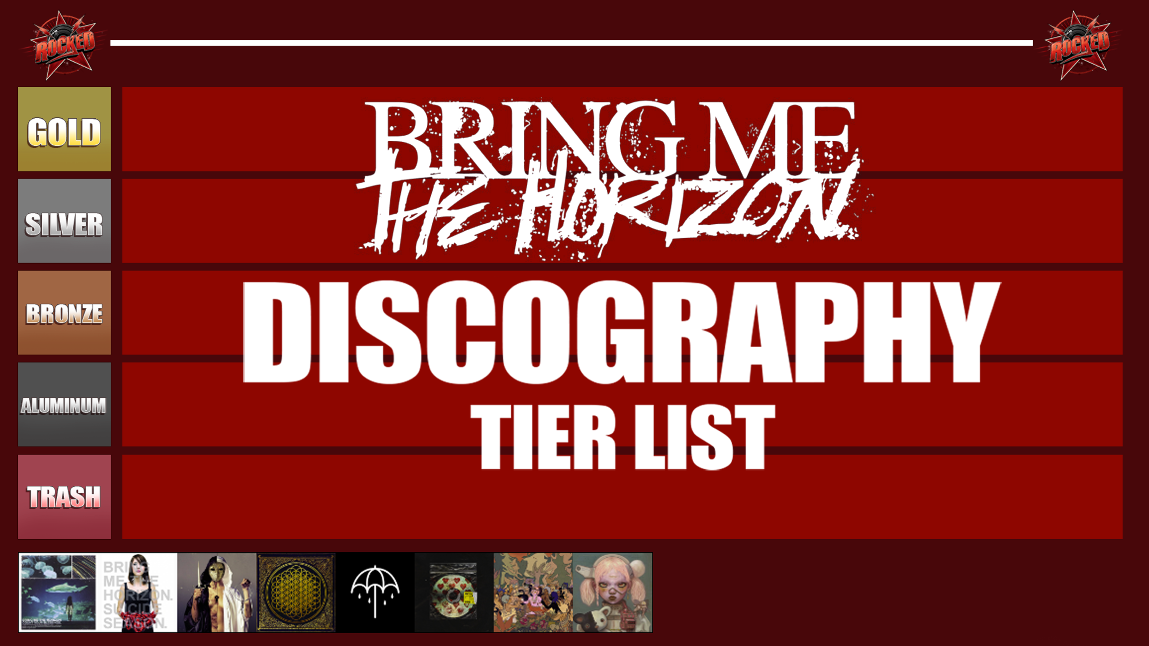 Bring Me The Horizon Discography Tier List