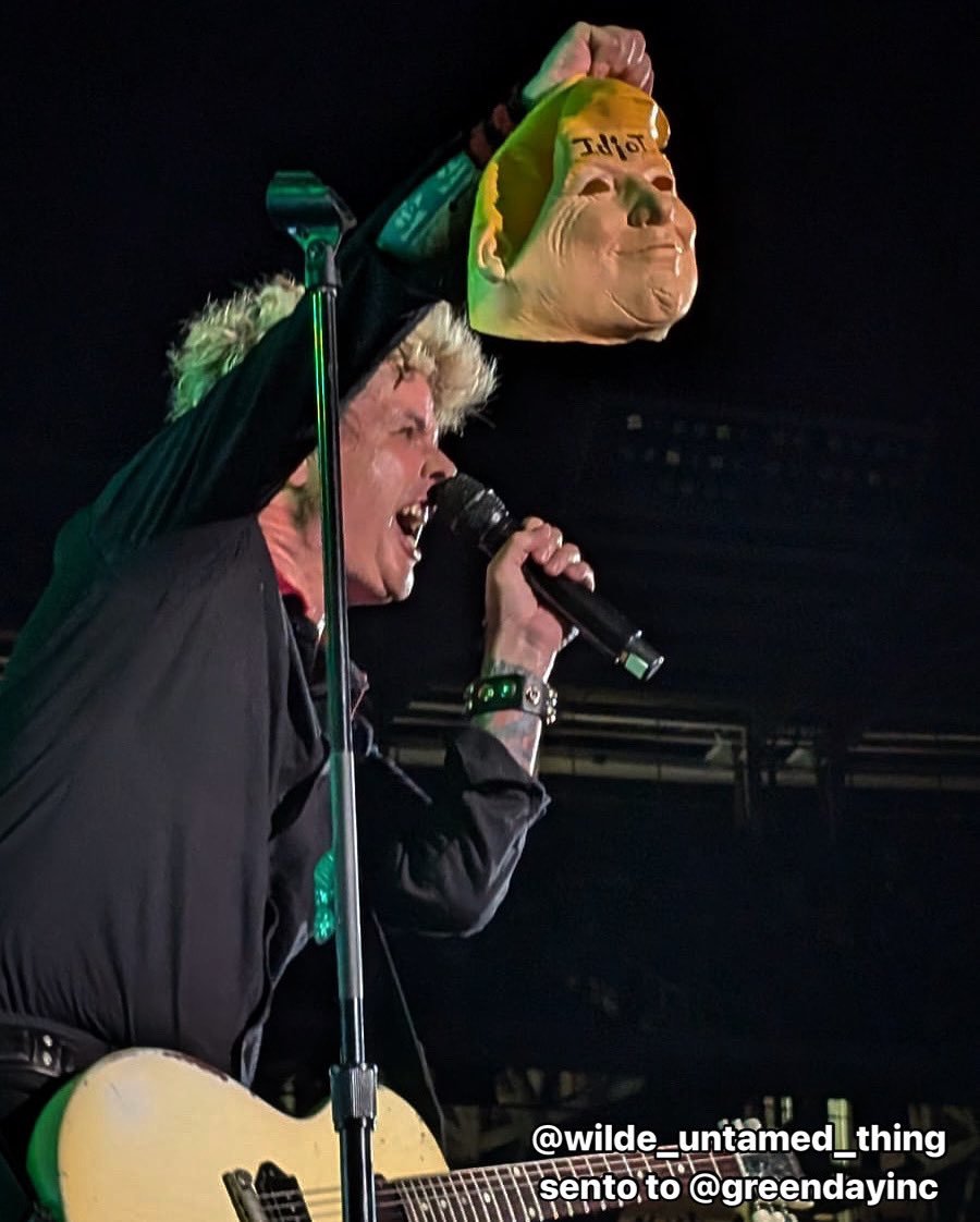 Green Day Mask 2024