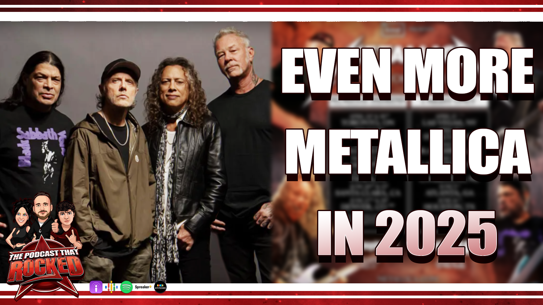 More Metallica In 2025 + Riot Fest Recap | The Podcast That Rocked