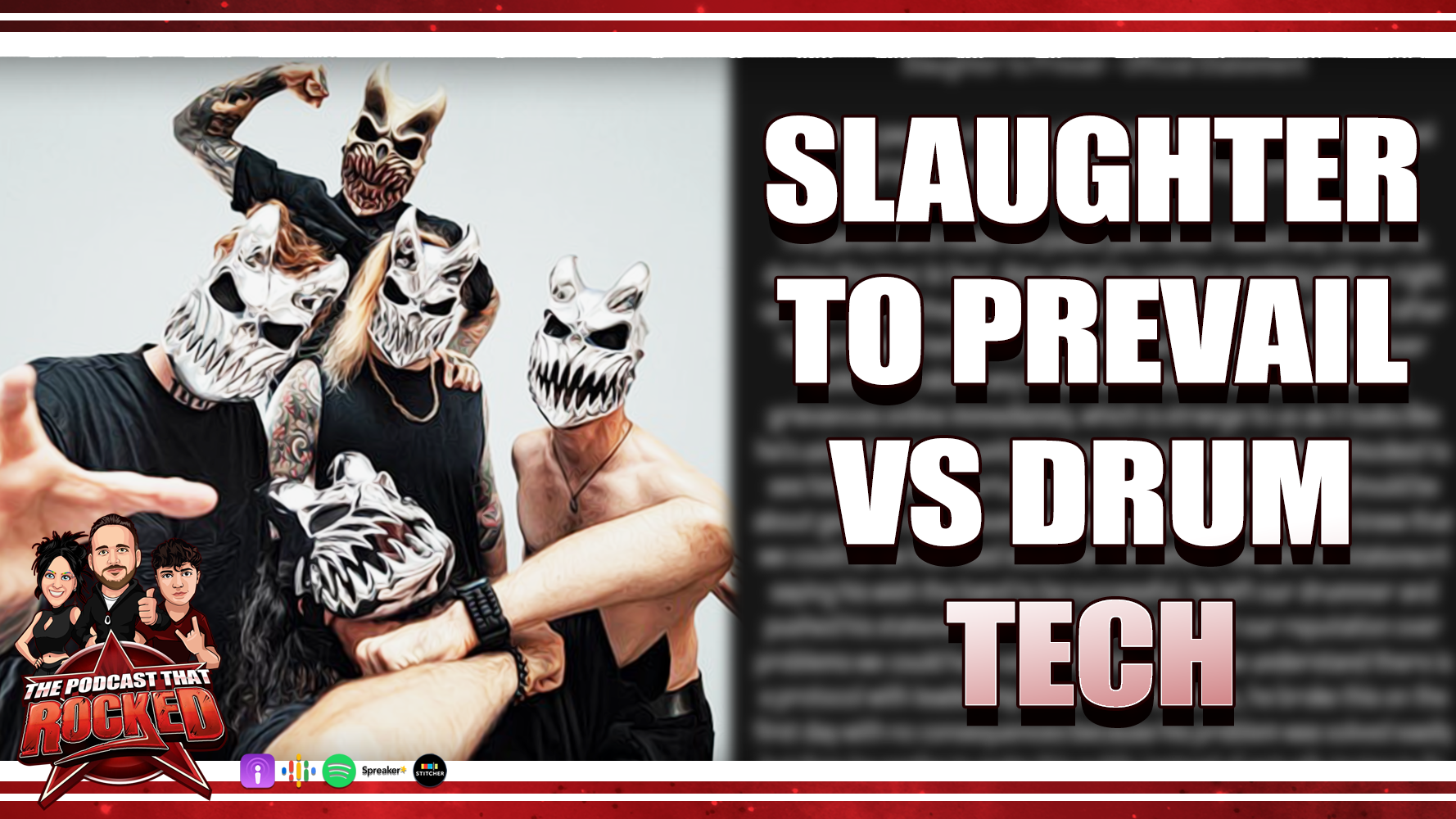 SLAUGHTER TO PREVAIL VS Drum Tech Accusations | The Podcast That Rocked