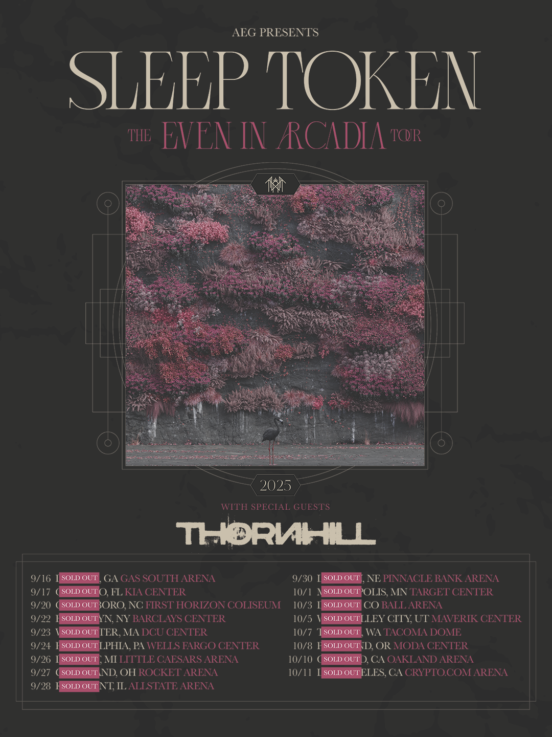 Sleep Token 2025 Tour with Thornhill