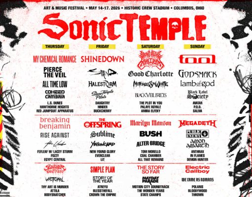 SONIC TEMPLE 2026 Lineup ft. TOOL, My Chemical Romance, BMTH, More Sonic Temple 2026
