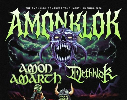 AMONKLOK Conquest Tour Announced ft. Amon Amarth and Dethklok Amonklok Tour