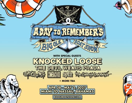 A DAY TO REMEMBER Announce Big Ole Boat Show Concert Cruise A Day To remember Big Ole Boat Show
