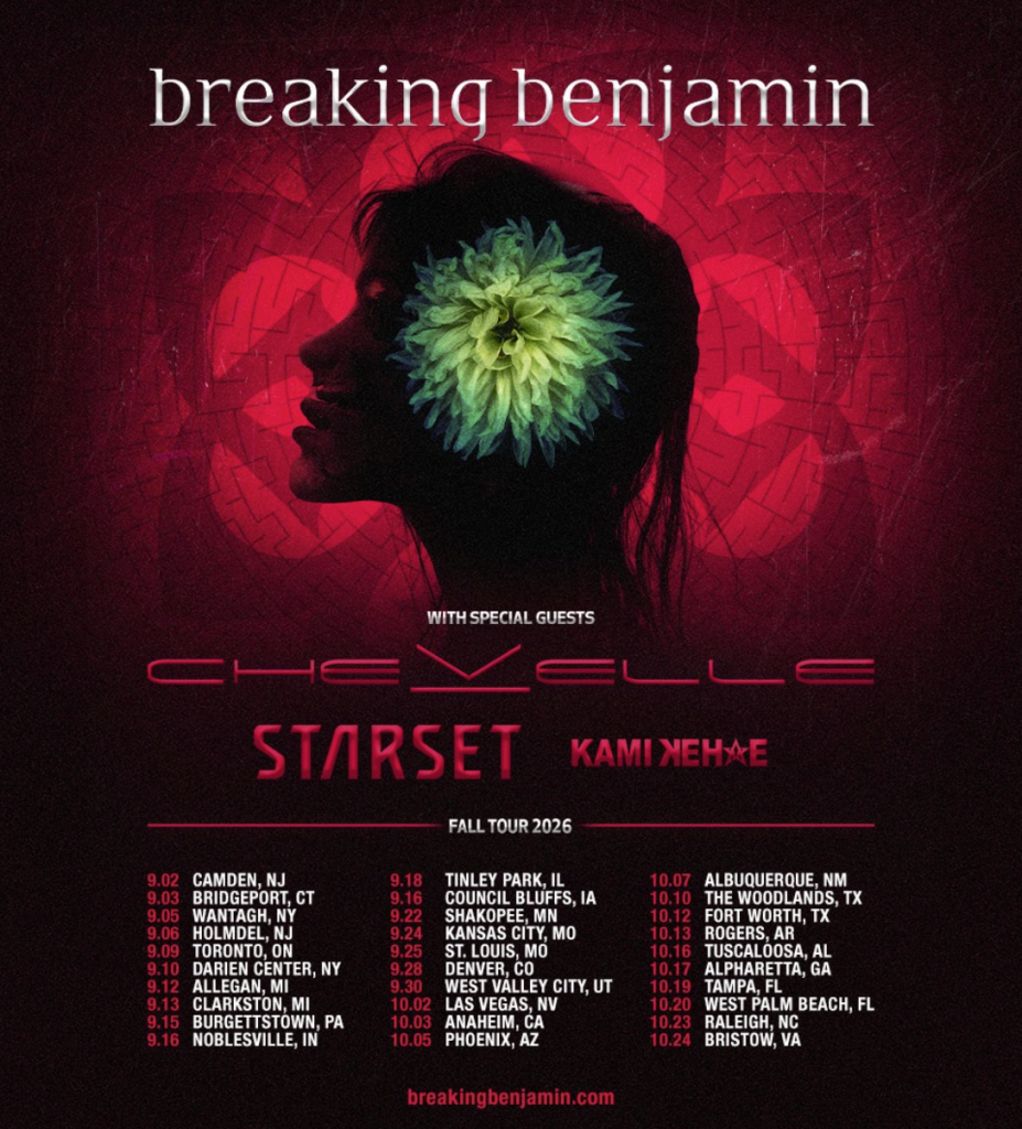 KAMI KEHOE BREAKING BENJAMIN TOUR