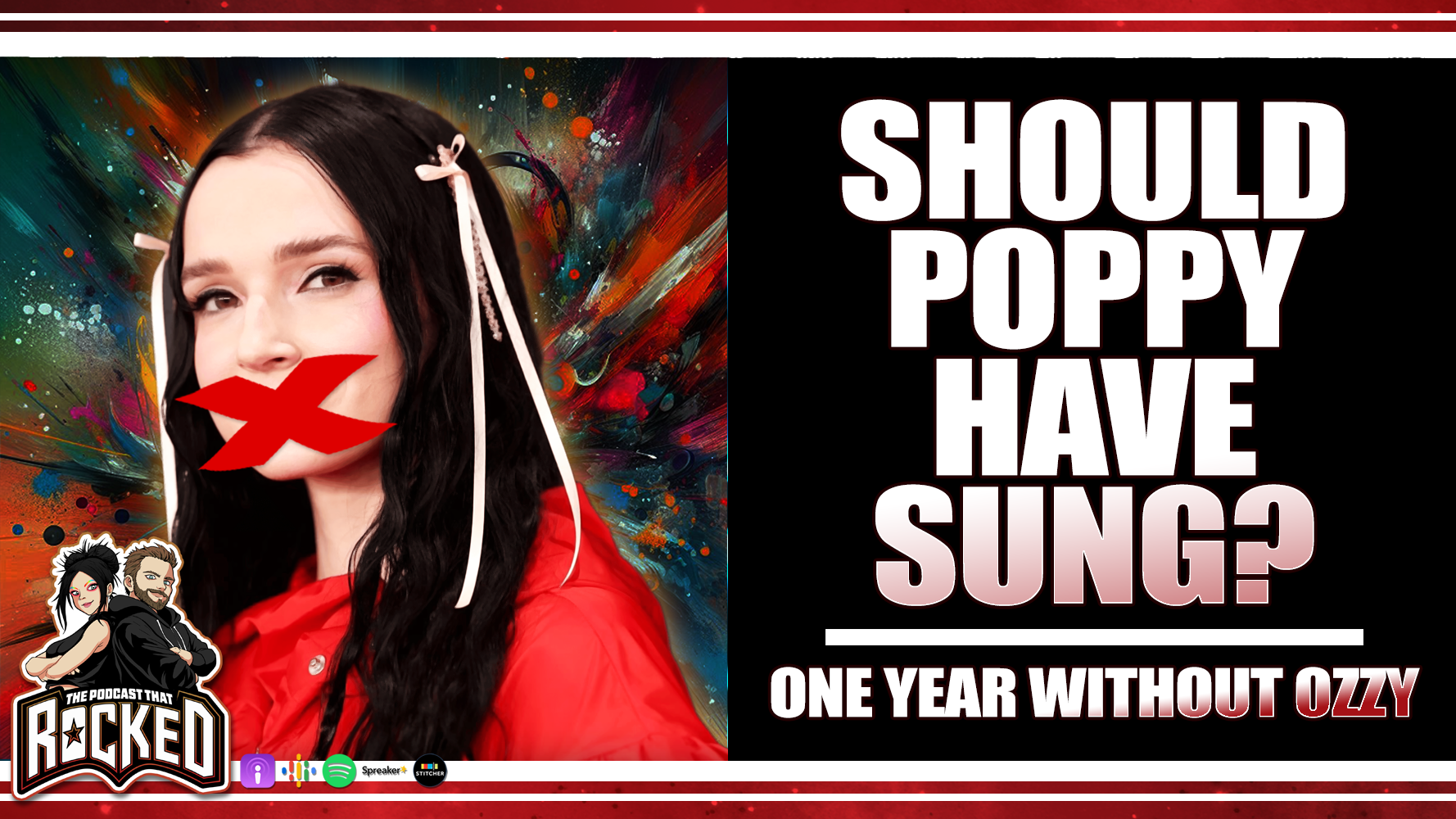 POPPY Wouldn’t Sing At Festival and One Year Without Ozzy | The Podcast That Rocked